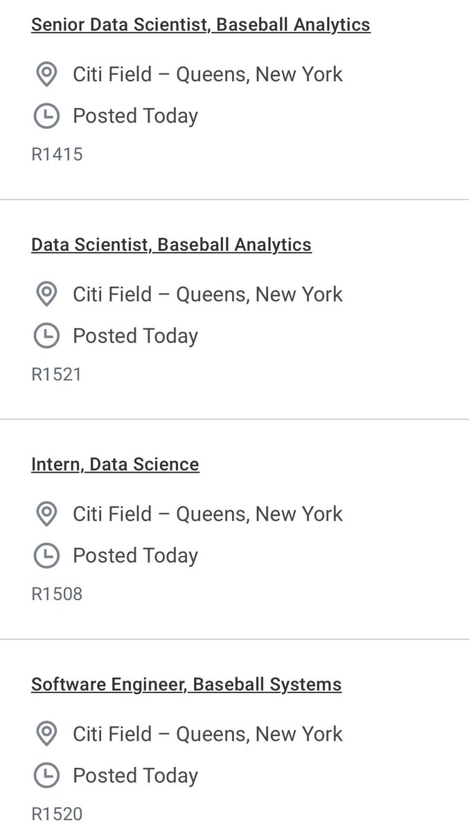 HoodieAlonso's tweet photo. Some new Mets jobs were posted today https://t.co/CrjHmC5Kvd