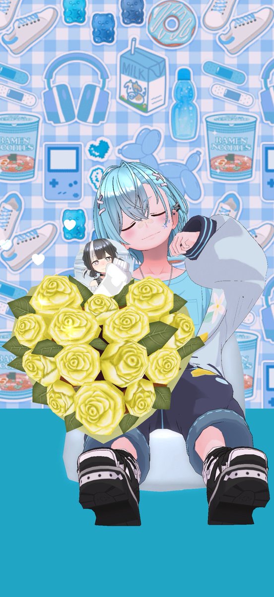 kana07to's tweet photo. 初ブーケ💐と初サポ7ありがとう🦖
そしてお誕生日おめでとうでした🙌 https://t.co/58maU4p1Mh