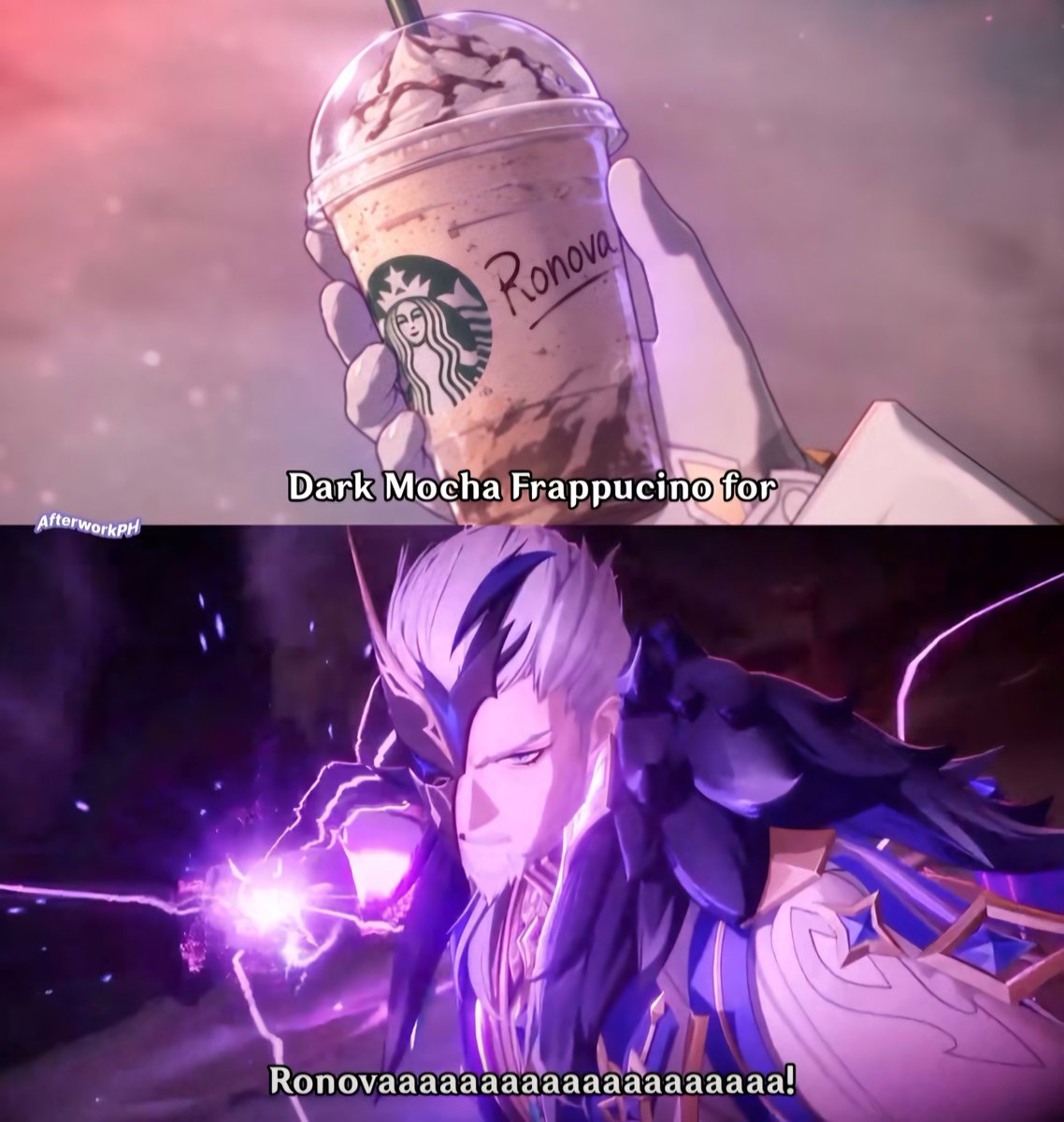 Tatah_Tintesh's tweet photo. Pierro at Starbucks be like

#genshinImpact #Pierro
#Ronova https://t.co/gF1JN6R34r