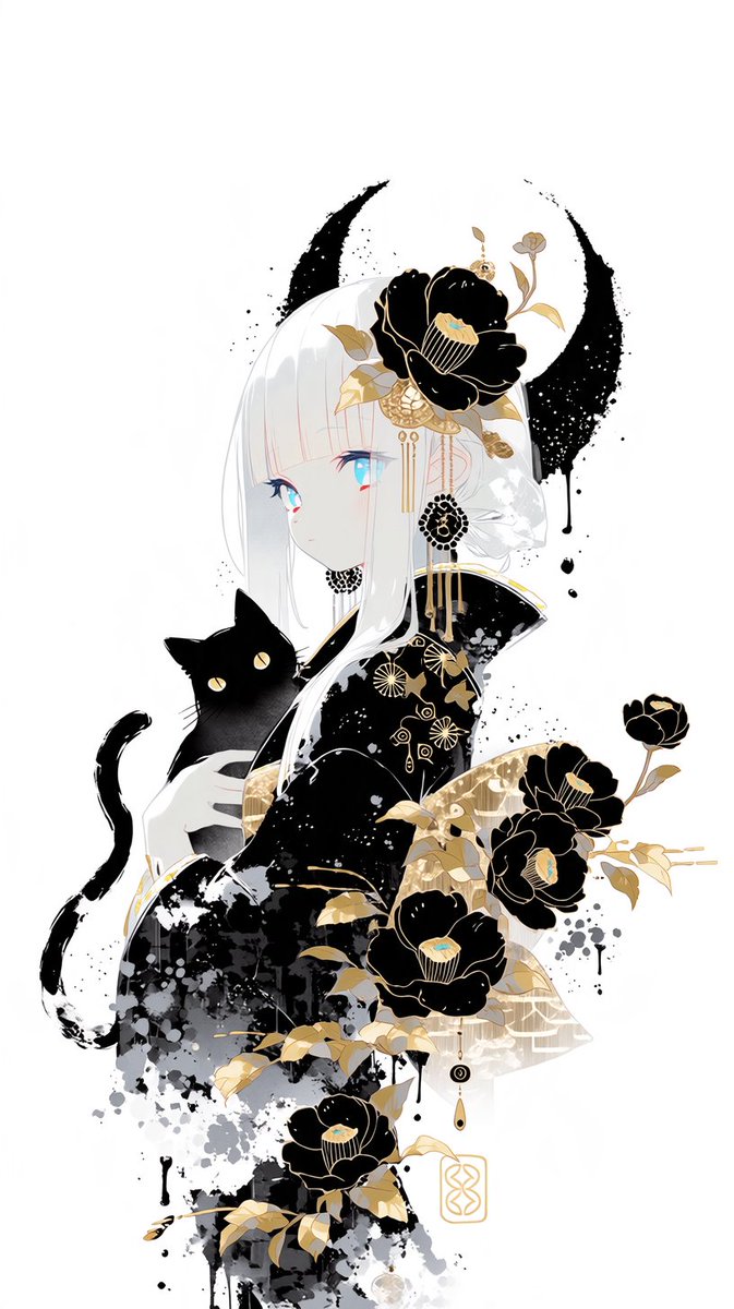 mugi_AI_Art's tweet photo. 猫と私 https://t.co/3cfE2pbZ8T