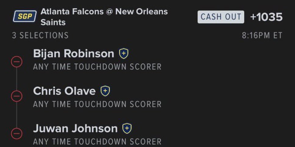 crownedcapper's tweet photo. 🚨 TOUCHDOWN PARLAY LOCKED 🔒🏈

TIME TO FIND THE END ZONE AND BRING THIS ONE HOME 🍀💰

@Playbook

follow for more picks🔥 https://t.co/GKUzHVriDc