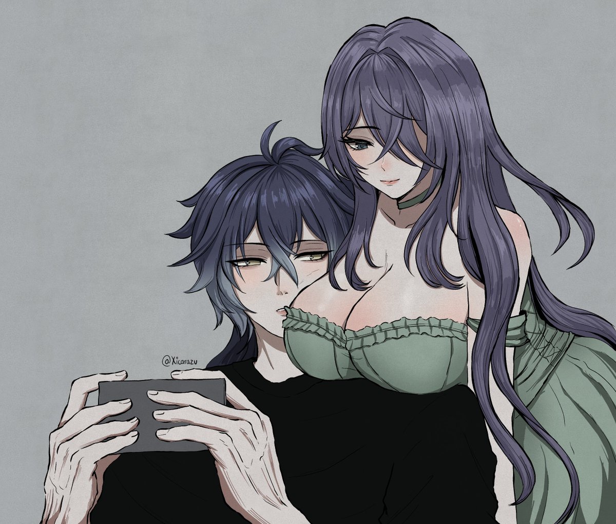 Xicarazu's tweet photo. #Lauma #Flins #GenshinImpactㅤ #Flauma https://t.co/Uvi74bXLR0