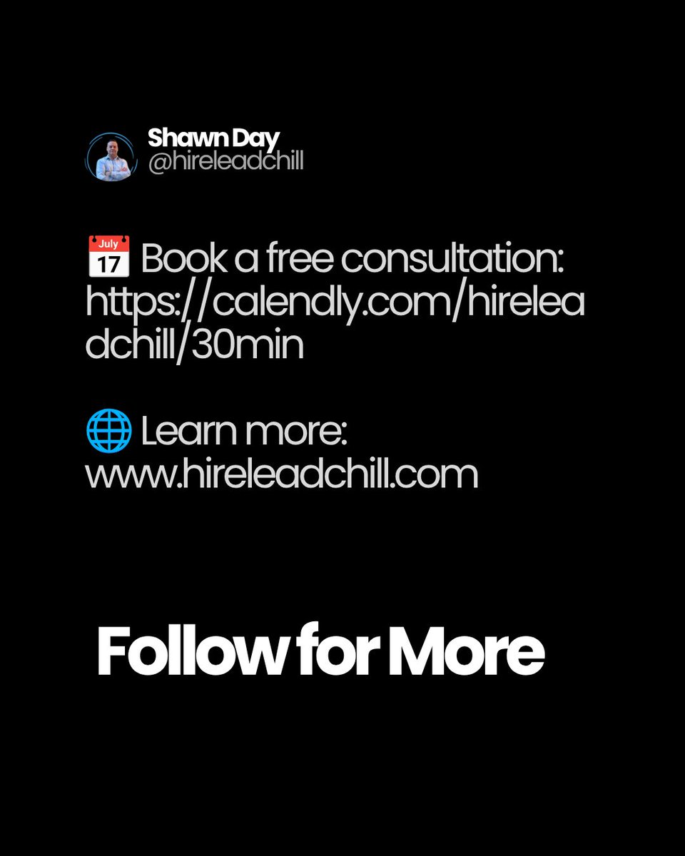 HireLeadChill's tweet photo. Always be recruitin’
#HireLeadChill #ShawnDay #Hiring #HomeServiceBusiness #SmallBusinessOwner https://t.co/hY77H1sV3P