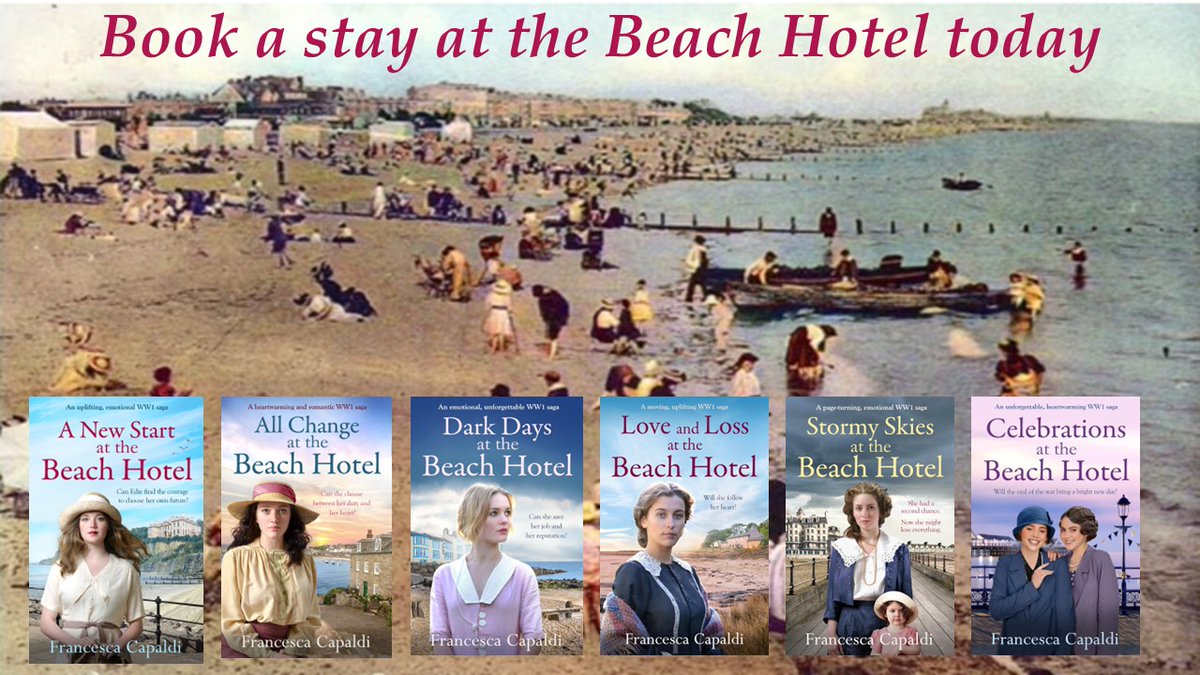FCapaldiBurgess's tweet photo. Escape to the seaside of the 1910s with Edie, Lili, Helen, Hetty, Fanny and sisters Annie &amp; Alice, &amp; find a little romance. 
Paperback - Ebook - Audio  
#TuesNews @RNAtweets 
#HistoricalRomance #HistoricalFiction #saga 
Buy on Amazon: https://t.co/QiYJYVS50z &amp;  other stores. https://t.co/zzliGE6tla