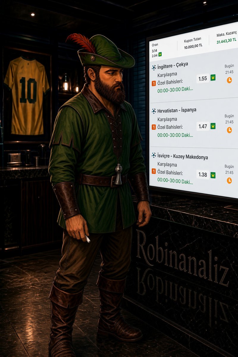 Robinanalizz's tweet photo. 6 Ekim Günün Özel Kuponu
Analiz tamam oklarımızın hedefi bulması dileğiyle 🏹
İlk yarım saatte gol olur. https://t.co/D3hataxJYW