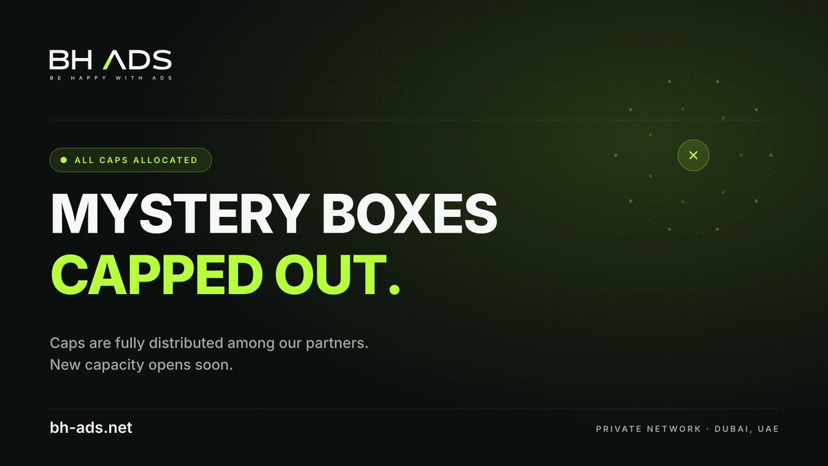 BH_CPA's tweet photo. Mystery Boxes caps are gone. Fully allocated among partners.

Demand was higher than expected - more capacity coming soon. Stay tuned.

#affiliatemarketing #mediabuying #cpa #revshare #cpa #affiliate https://t.co/SfOtzCVysr