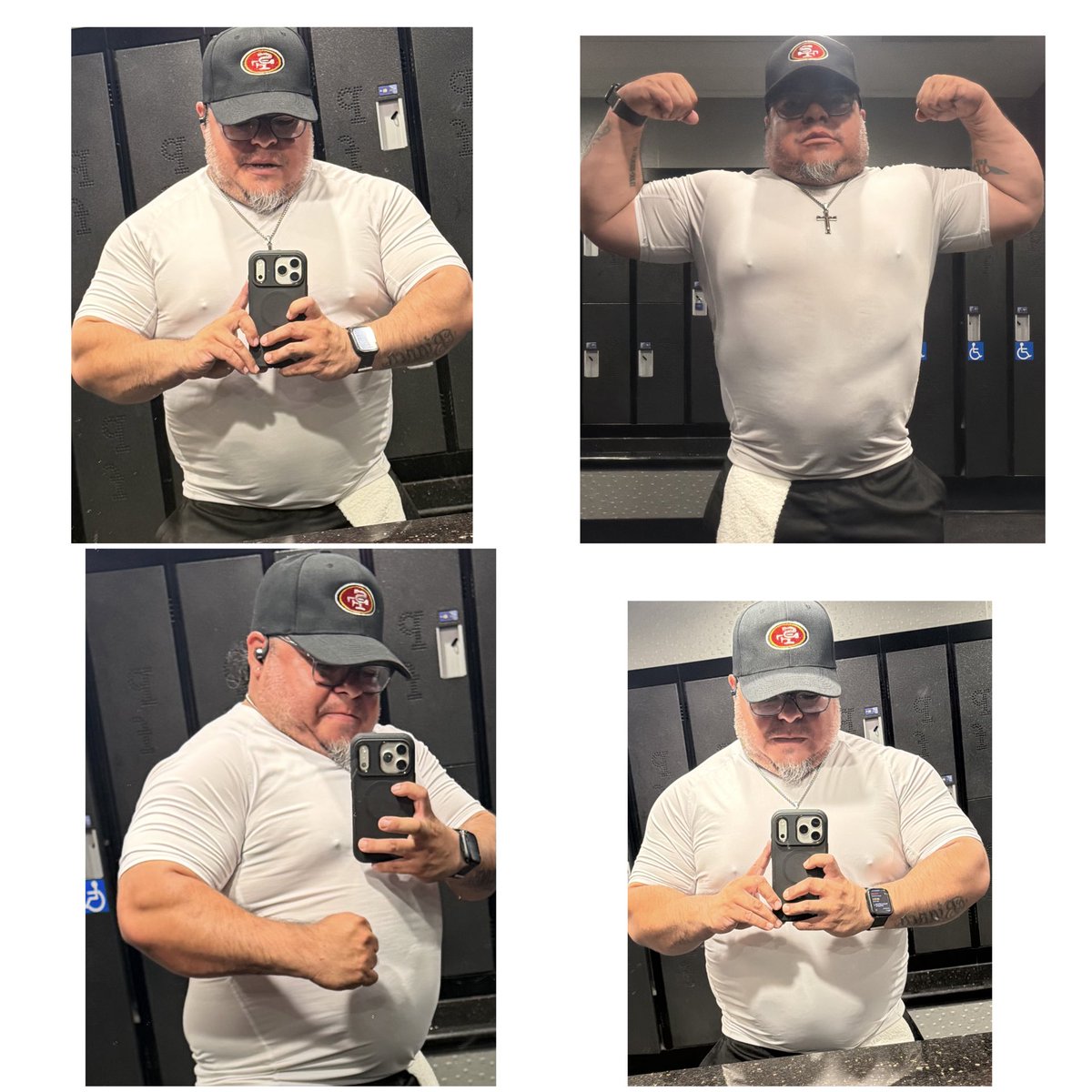 Rube510_'s tweet photo. Lifting with CP be like….
started with legs/Lower body(that’s my weakest spot) then i did chest n arms..(upper body is my strongest) i have to train legs/lower 2x a week at max or my balance is off..😭 Rice/Meatballs/Chicken. #ChronicallyFIT🗣️💪🏽❤️🏋🏻♂️ https://t.co/8s8l3I9WNy