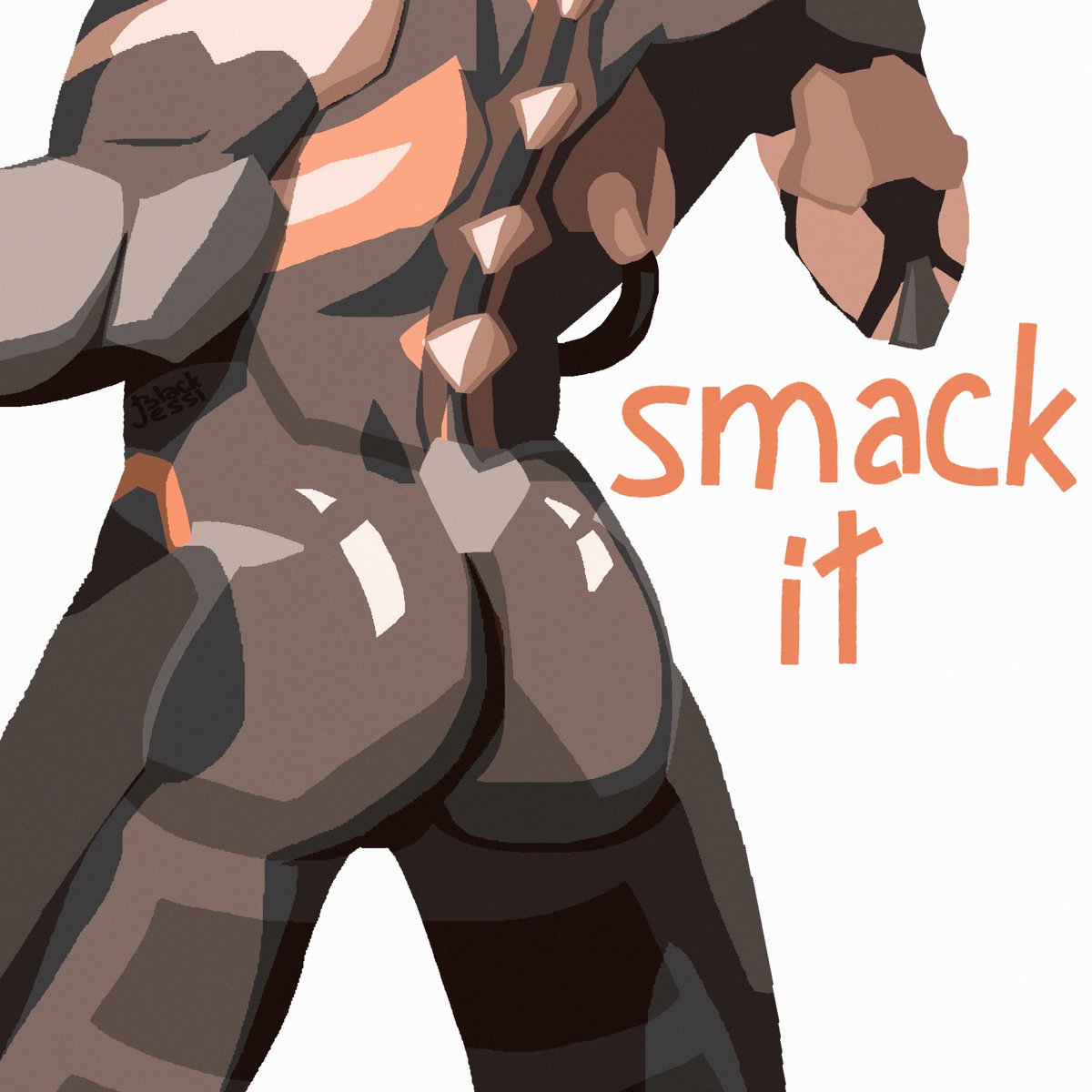 JessiBlack15's tweet photo. Day 5 - Smack 
#inktober2026 #inktober #overwatch #Emre https://t.co/e7hRfZCrk9