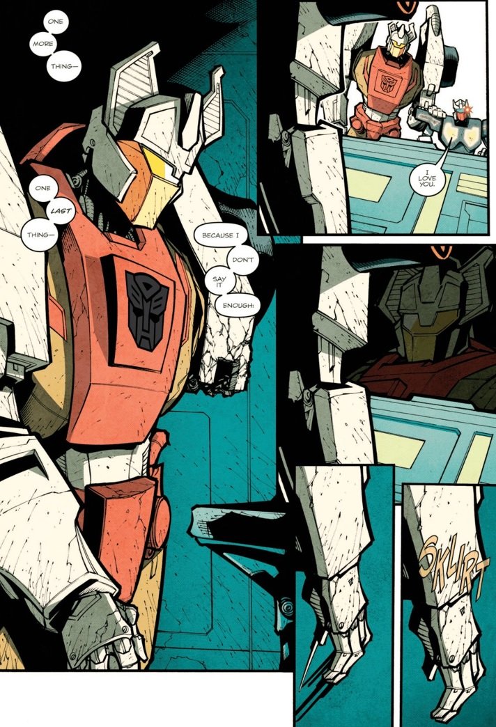 ChromeVT's tweet photo. Hoy en cosas que algunos saben pero no todos saben:
Chrome realmente viene de "Chromedome", un Transformer al que le agarré cariño (meproyecté) en la continuidad de TF:MTMTE y TF:Lost Light.

No soy loremaster de transformers ni nada por el estilo, pero los personajes de estos cómics y la historia de esta línea de tiempo es algo que llevo en mi corazón.
Quizás porque los hacían ver más humanos, quizás porque es una línea de cómics mucho más emocional o quizás por el fandom con el que conecté en ese tiempo; pero le debo muchas alegrías y lágrimas a estos cómics 

#sparklogs