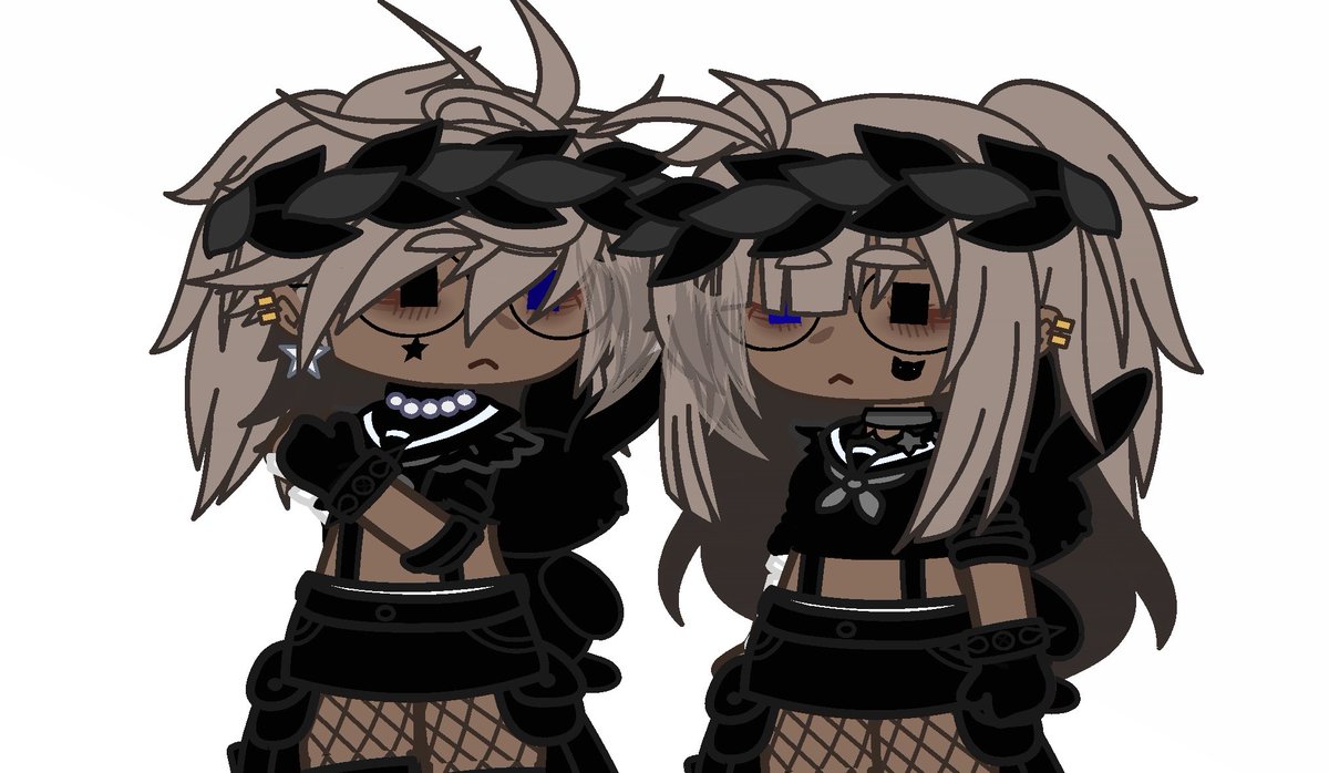 qui3tk1ller's tweet photo. Guys I made him a twin sister aren’t they pretty￼🥹.. https://t.co/VsFnCY1VBT