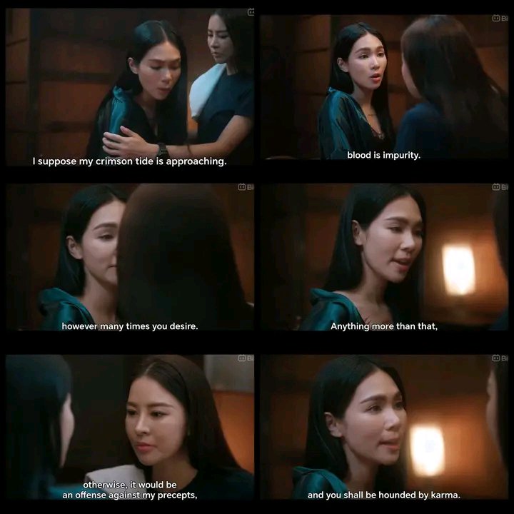 sekhothure's tweet photo. 🤣🤣the chemistry is chemistrying, the uterus is uterusing and apparently Karma is supervising 😭😭

Peem looking like she just received a 5-7 business delay notice🤣🤣

Horny vs hormones 🤣
KHOM KHLANG SPECIAL EP5
#Puinoonbint
#bintsireethorn 
#puinoonwrsr https://t.co/PtQq6VJrOs