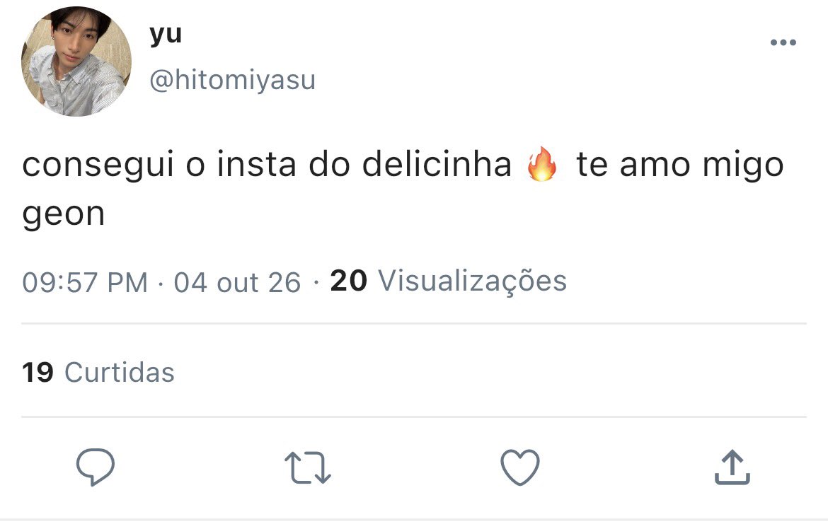 4MAKISEP's tweet photo. ⋆౨ৎ˚⟡˖ ࣪    yuharu  mini  au

Onde Yu e Haru frequentam a mesma academia e Yu demonstra interesse em Haru.
OU
Em que o amigo do Haru, So-geon, passa o insta dele para um completo analfabeto digital. https://t.co/UToxJGaxSU