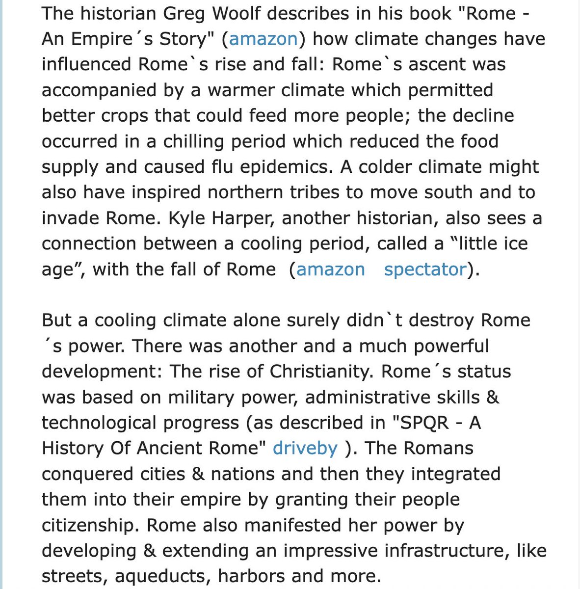 DrGem2015's tweet photo. Why Did Rome`s Empire Decline - Two Provocative Explanations
https://t.co/jP10HHG3hn
#history #romanempire #romanhistpry #economist https://t.co/ziylw66TL6