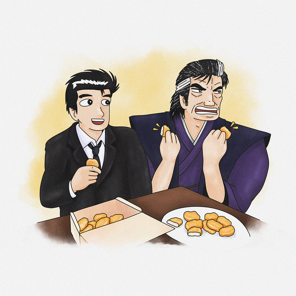 hofman027's tweet photo. ナゲット割って父ちゃん https://t.co/3aUjdskz6U