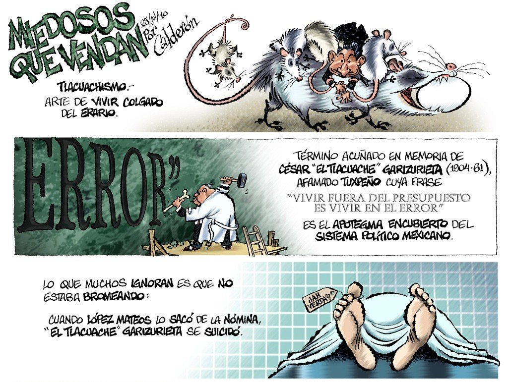 Commanderraf's tweet photo. @arr1910 Las décadas pasan, los partidos cambian de siglas y los políticos mexicanos se siguen comportando igual. Vía @CartonCalderon https://t.co/GYZb5KFMGc