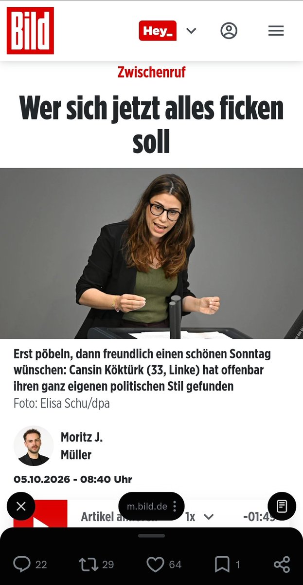 skadi_blue's tweet photo. Bei diesen Worte von Linken-Politikerin Cansin Köktürk - wird jedem "Islamisten" ganz warm ums Herz :
"Fick den Genozidalen Apartheidstaat Israel"
"Fickt die Kriegsverbrecher Bibi Netanjahu und Donald Trump"
"Fickt die Mainstream Medien"
Und schließlich soll sich einfach jeder f... der "nicht mit uns übereinstimmt"