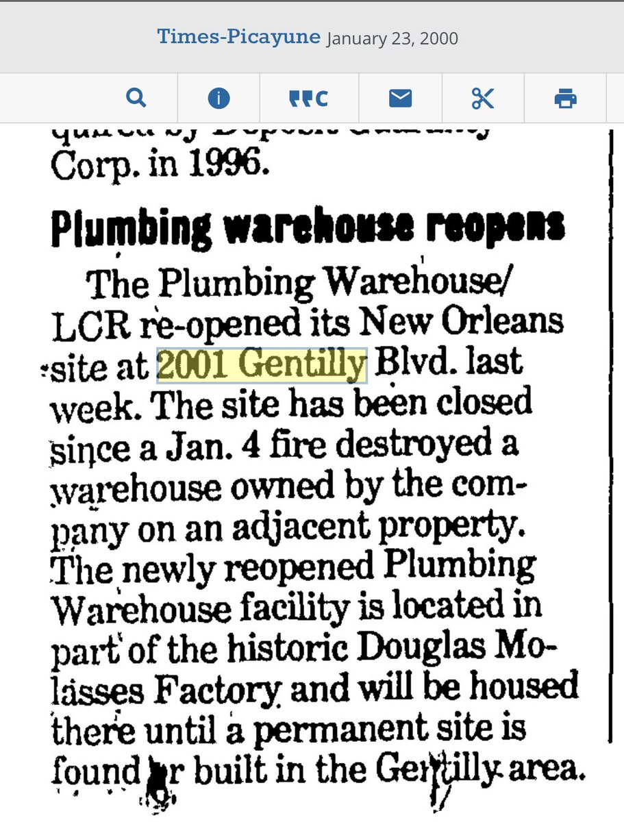 CarrolltonWatch's tweet photo. @SlickWillie_ @AubryKWDSU @wdsu The sign is from the 1950s when it was a children's underwear/sleepwear factory and sales office —up until around 1960. Later it was a sewing machine company and then a warehouse for auto parts; then plumbing. https://t.co/OjR8BiNqrZ