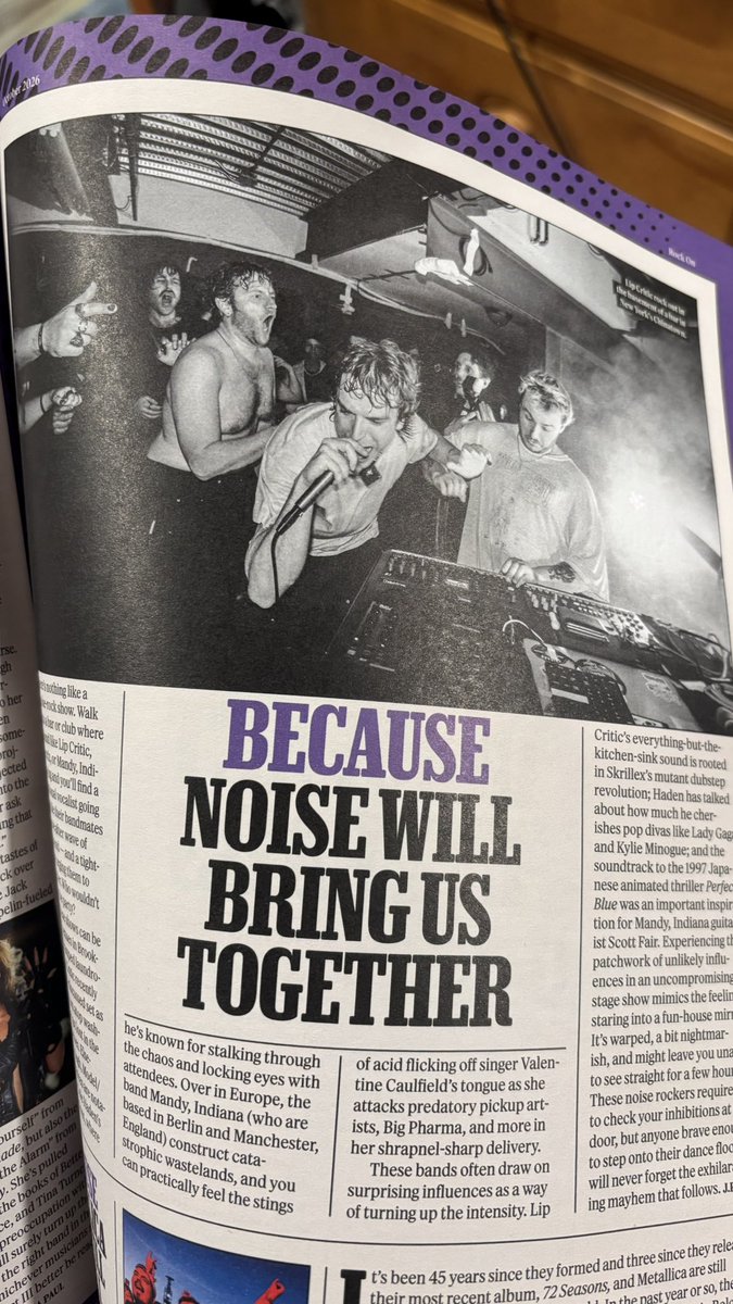 RoscoTheChamp's tweet photo. GEESE ROLLING STONES ISSUE IS HERE AND THERE’S CAMEOS FROM CHICAGO BANDS I ADORE (and also lip critic) YAY https://t.co/yUvhRha7y7