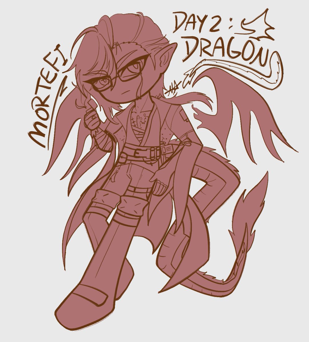 AnkylosaurusDNO's tweet photo. #WuwArt #Mortefi
(Very late) Day 2: Dragon https://t.co/IcwLESxekB