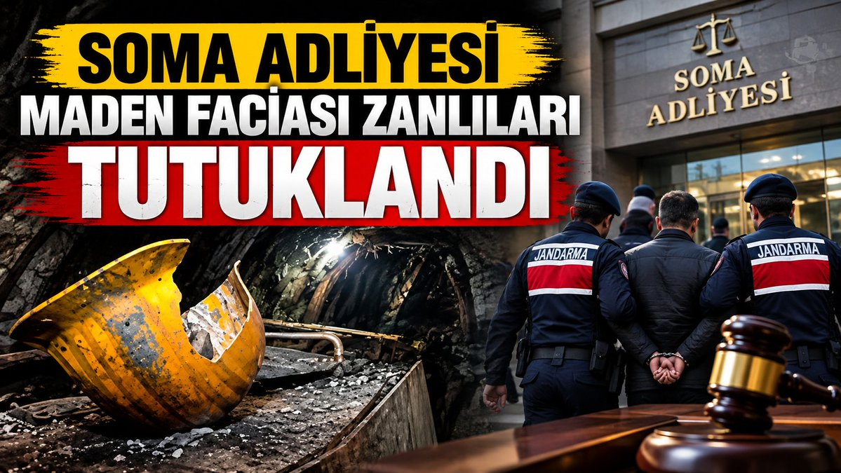 HaberSantral's tweet photo. 🚨 Soma'daki maden faciasında sıcak gelişme!

5 işçinin yaşamını yitirdiği göçüğe ilişkin yürütülen soruşturmada, firmanın genel müdürü dahil 9 kişi tutuklandı.

👇 Detaylar haberimizde:

https://t.co/Ib2WoiPLVD https://t.co/bOpqSBbWV5