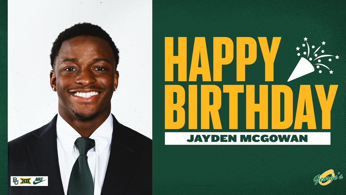 BUFootball's tweet photo. Happy Birthday, @jay3mg!

#SicEm https://t.co/Ziwee0Ilua