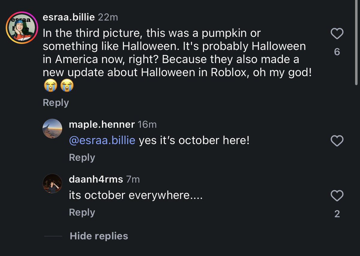 REESECARM3N's tweet photo. amazing things happening in billie eilish’s comment section https://t.co/9bYZwcljbF