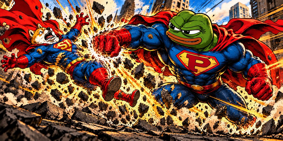 superpepesp's tweet photo. Super Pepe didn’t come to play. 🐸💥🐕

The bull has a new face… and $SI just found out. 😂🔥

SUPER PEPE IS HERE. 🚀⚡

#SUPERPEPE #SUPERINU #PEPE #Memecoin #Solana https://t.co/EFs1EFWEyh