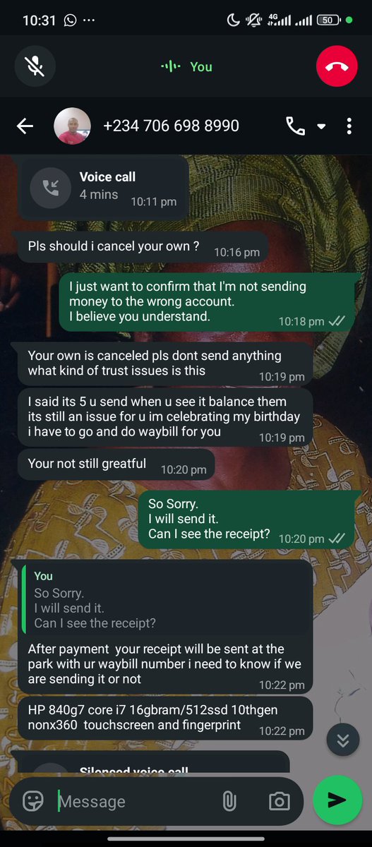 AdeyemoDebora15's tweet photo. This number 07066988990 texted me saying he was asked to give me a new laptop(in reference to one of my tweets) and I believe I'm not the only one that has seen this. In case you see a message from asking to give you a phone or a laptop, it's a SCAM. 
@TS_AcademyGG @TechCrushHQ https://t.co/sZqGhqjt9Y