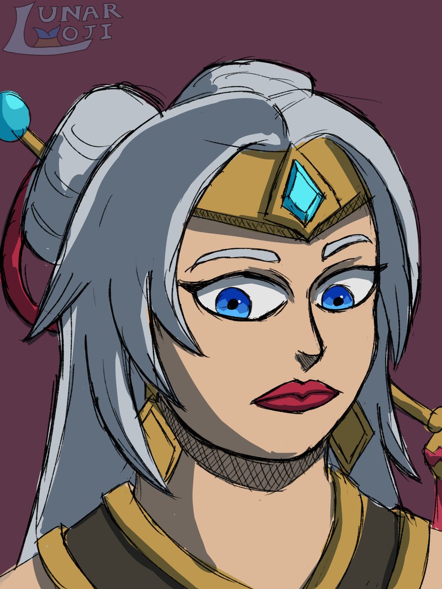 ChaseNoClout's tweet photo. palatober day 5 royalty. sorry cyberbolt i couldn't do you wife justice. #palatober #art #fanart #paladins #lian #royalty https://t.co/5gqx0xjoXJ