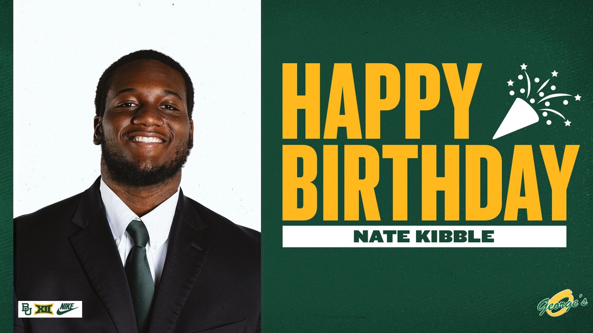 BUFootball's tweet photo. Happy Birthday, @natedaathlete1!

#SicEm https://t.co/FaX8A6kDlZ