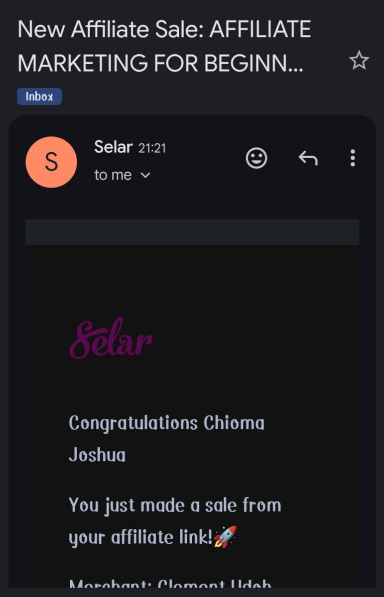 chioma_jos29440's tweet photo. Another sale done again 😁😁😁. I just like as this product is cheap and the commission is high😁🤗🤗. Thanks so much @_clementudoh and @ambprogram https://t.co/rObNSHAjZi