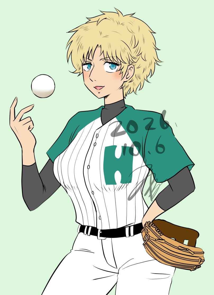 mine_catwalk18's tweet photo. 朝活。重い腰を上げてグラブ描きました！久しぶりで描き方忘れてる… https://t.co/fEeAjkk7qz