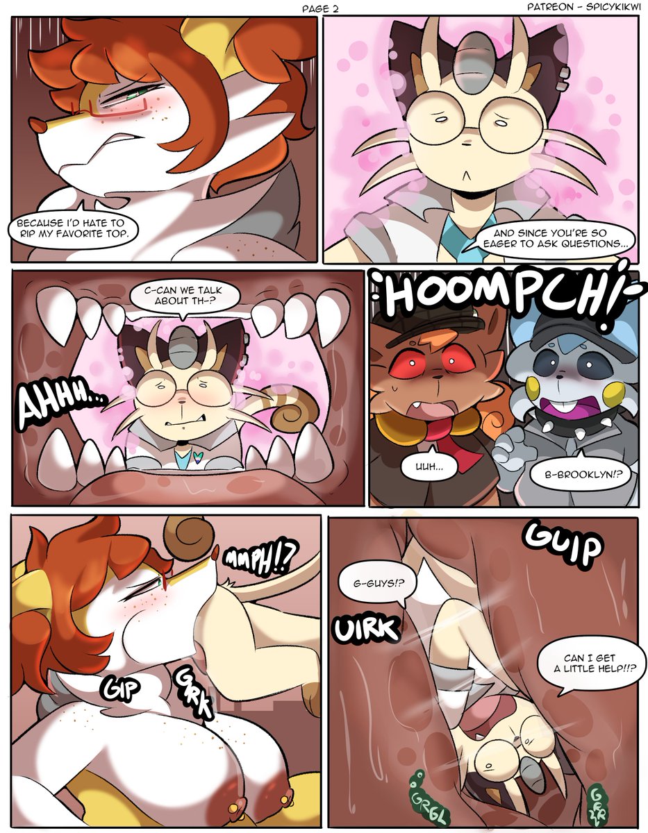 Tastykikwi's tweet photo. Cafe Cravings - Page 2

Guess one of them is already down, wonder which one is gonna join him next? 

Wanna read early page? Go check out my p t r n! - SpicyKikwi https://t.co/ELek6SR6Sx