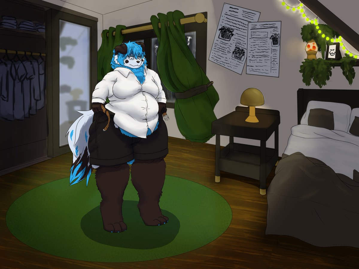 FreakySnOwbese's tweet photo. Could've sworn those clothes fit just a few months ago...
For @/BigBadYahned https://t.co/JvkJA4HFm5