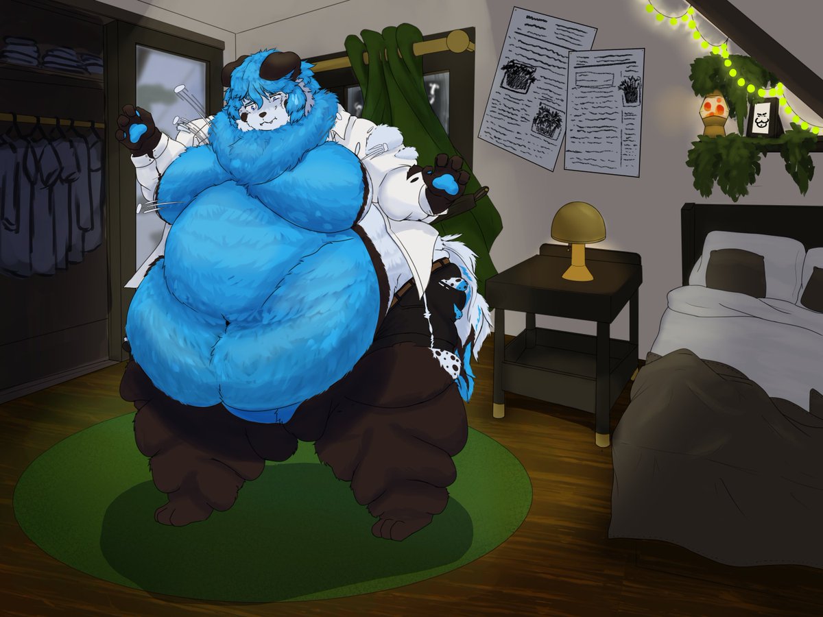 FreakySnOwbese's tweet photo. Could've sworn those clothes fit just a few months ago...
For @/BigBadYahned https://t.co/JvkJA4HFm5