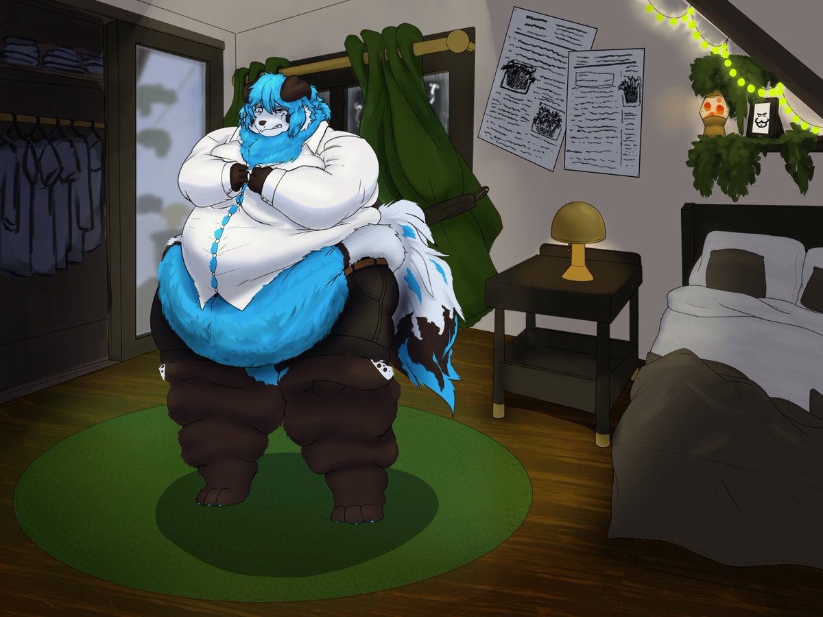FreakySnOwbese's tweet photo. Could've sworn those clothes fit just a few months ago...
For @/BigBadYahned https://t.co/JvkJA4HFm5