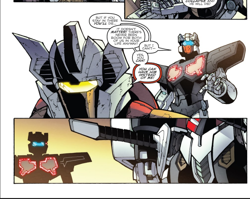 ChromeVT's tweet photo. Hoy en cosas que algunos saben pero no todos saben:
Chrome realmente viene de "Chromedome", un Transformer al que le agarré cariño (meproyecté) en la continuidad de TF:MTMTE y TF:Lost Light.

No soy loremaster de transformers ni nada por el estilo, pero los personajes de estos cómics y la historia de esta línea de tiempo es algo que llevo en mi corazón.
Quizás porque los hacían ver más humanos, quizás porque es una línea de cómics mucho más emocional o quizás por el fandom con el que conecté en ese tiempo; pero le debo muchas alegrías y lágrimas a estos cómics 

#sparklogs
