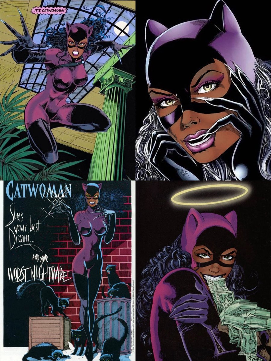 StevenTnyc's tweet photo. Jim Balent Catwoman as black Selina Kyle #dccomics https://t.co/GPnvYUClEj