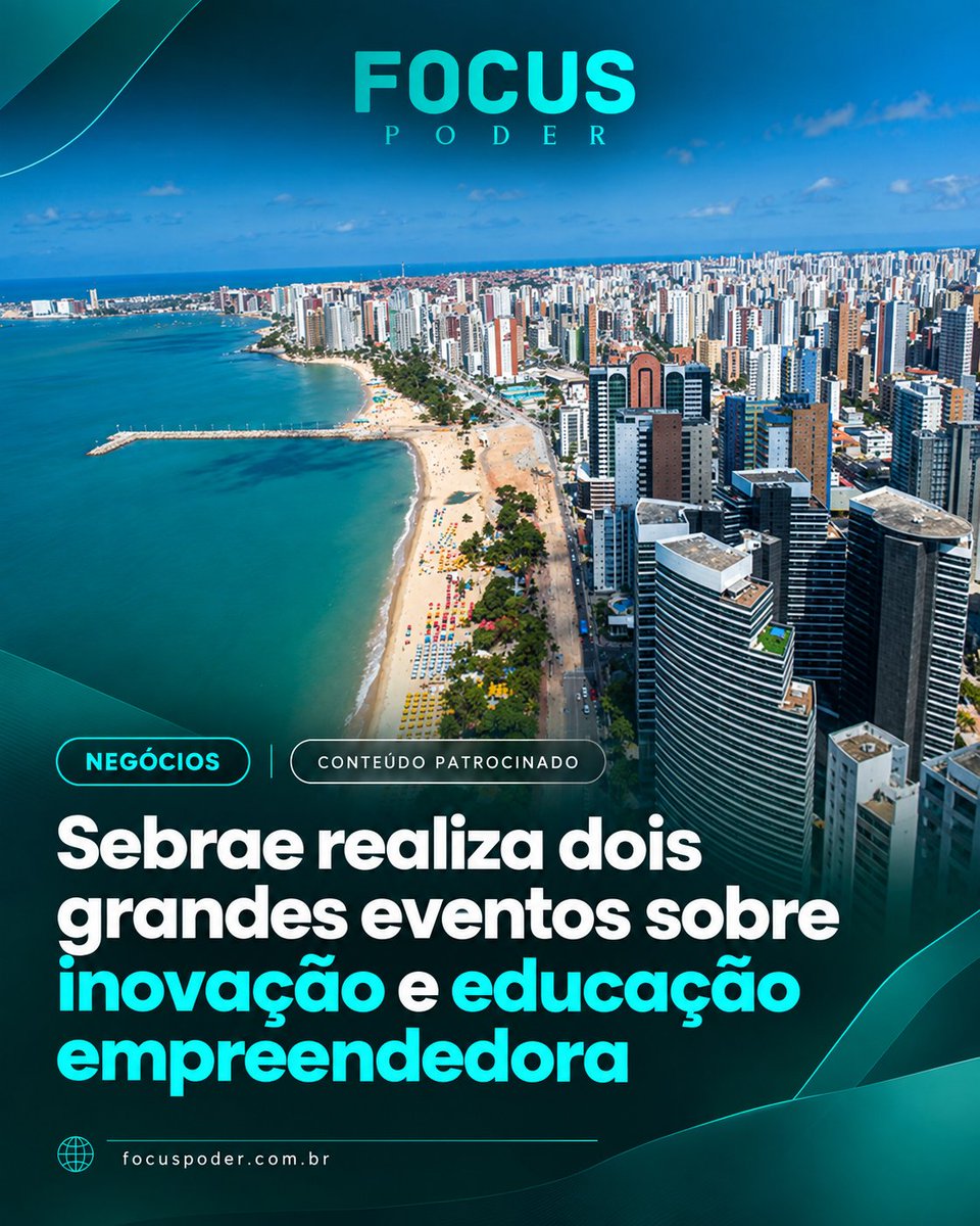 focuspoder's tweet photo. Fortaleza recebe, entre os dias 7 e 9 de outubro, dois grandes eventos do Sistema Sebrae dedicados à inovação, ao empreendedorismo e à educação: o Siará Tech Summit (STS) e o ConheCER – Seminário Internacional de Educação Empreendedora.

💡 Siará Tech Summit: 7 a 9 de outubro https://t.co/ypB3NHFsAt