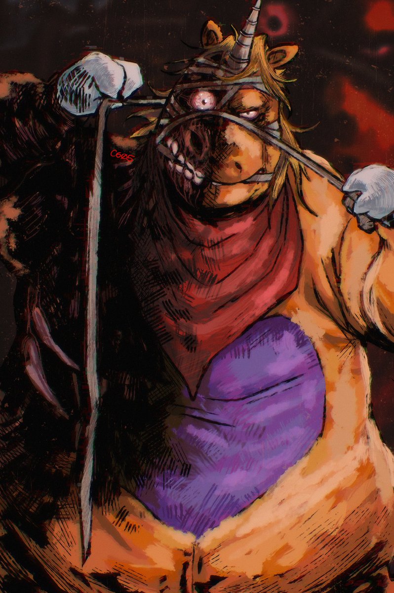 cageyshick's tweet photo. ❤️‍🩹🩸

#Buddy2026 #Buddytheunicorn #Buddy #Horror #Fanart https://t.co/P0WY5FtOSN