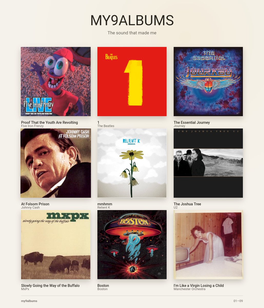 danieldbunn's tweet photo. Compilations are allowed so long as they were the discs you had in the CD wallet in your car, right? https://t.co/E2kKeUJvcy