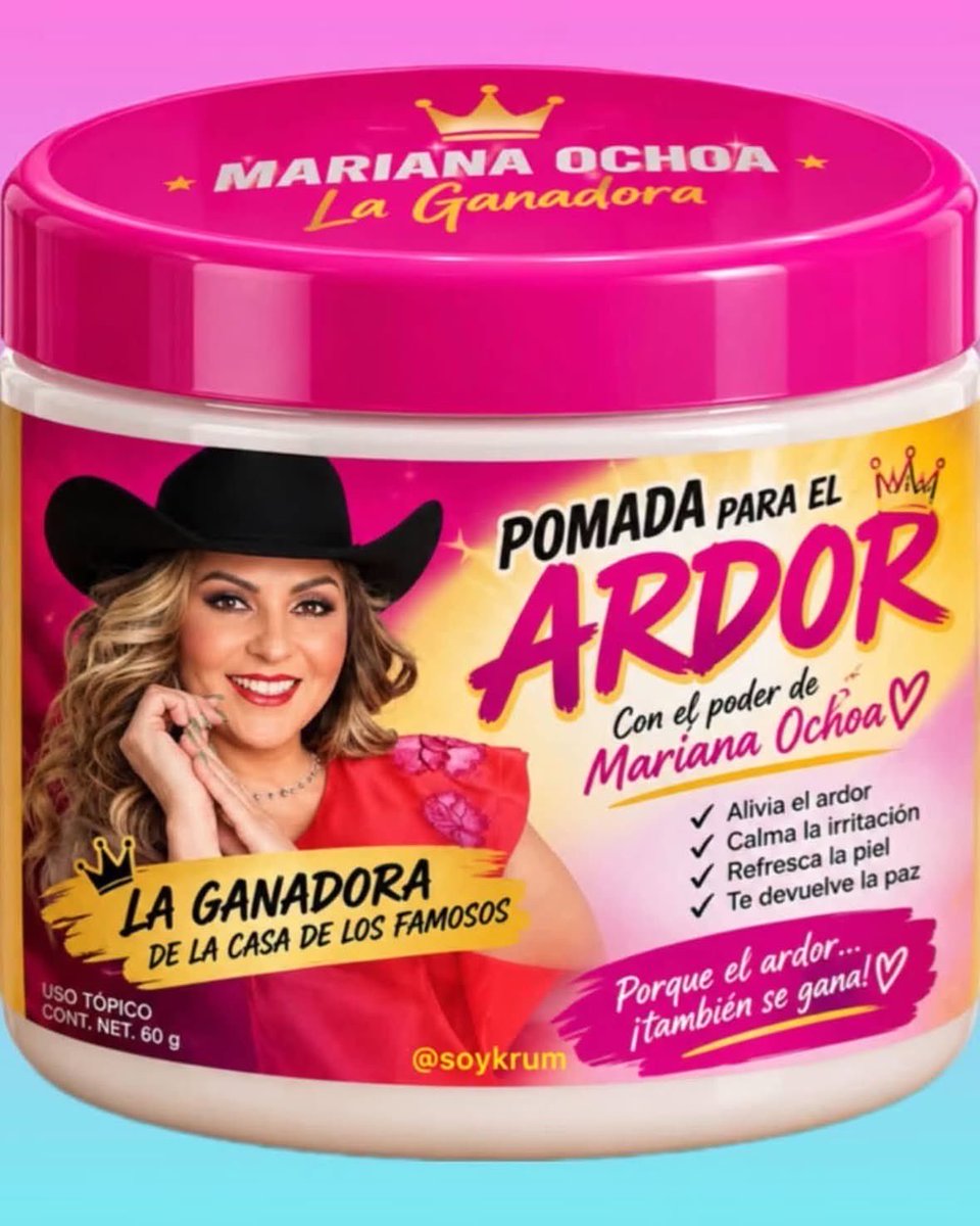 PollitoDeFrente's tweet photo. Todos los ardidos por el triunfo de Mariana les recomiendo esta cremita: 

JAJAJAJAJA😂
#LaCasaDeLosFamososMx https://t.co/BT1zTqwl7F