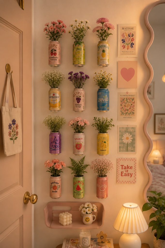 insperarise's tweet photo. flower can wall 🌼 https://t.co/UOu0JTMtU8