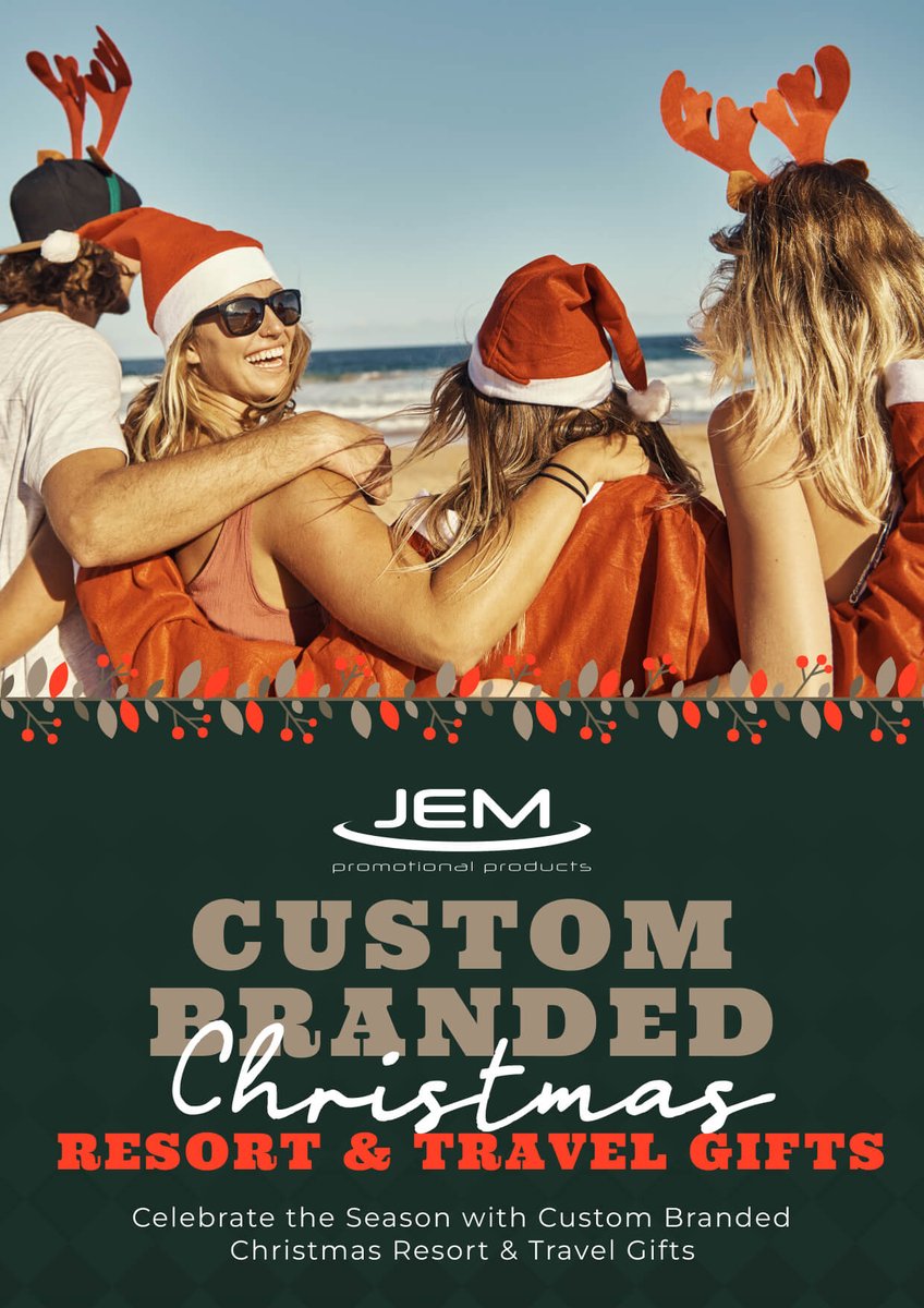 JEMPP's tweet photo. The Custom Branded Christmas Resort & Travel Gifts Mini Catalogue brings together a premium collection of custom branded gifts inspired by Australia’s summer Christmas lifestyle. Featuring products designed for travel, holidays, relaxation and outdoor living, this range is ideal for organisations looking to reward employees, thank valued clients or create memorable promotional campaigns during the festive season. From beach towels, cooler bags and insulated drink bottles to travel accessories, picnic essentials and wellness products, these practical gifts are designed to be enjoyed throughout the Christmas holidays and well beyond. With Christmas in Australia celebrated during the warmer months, resort and travel-themed gifts are a natural choice that recipients will appreciate and use repeatedly, providing outstanding long-term brand exposure. Perfect for employee Christmas gifts, client appreciation programs, retail promotions, Gift With Purchase campaigns, loyalty programs, incentive rewards, travel promotions, resort merchandise and end-of-year celebrations, every product can be custom branded with your company logo to reinforce your organisation while creating positive and lasting experiences. Whether your recipients are heading to the beach, travelling over the holiday period, enjoying a family picnic or simply relaxing during a well-earned break, the Custom Branded Christmas Resort & Travel Gifts Mini Catalogue offers stylish, practical and memorable gift ideas that capture the spirit of an Australian Christmas while keeping your brand visible wherever the holidays take them. This mini catalogue forms part of the JEM Christmas Gifts Catalogue 2026 collection, featuring sixteen themed catalogues of custom branded Christmas gifts designed to suit every organisation, budget and celebration. Explore our complete Christmas collection for even more festive inspiration, or contact our experienced team for personalised recommendations tailored to your Christmas gifting. Popular items include the Dock & Bay© Quick Dry Towel, the Trekk Destin Waterproof Beach Bag and the Tidal Flip Flops.

Plan early for the best product selection and production lead times. #custommerch
https://t.co/TAlAVQ8mjH
