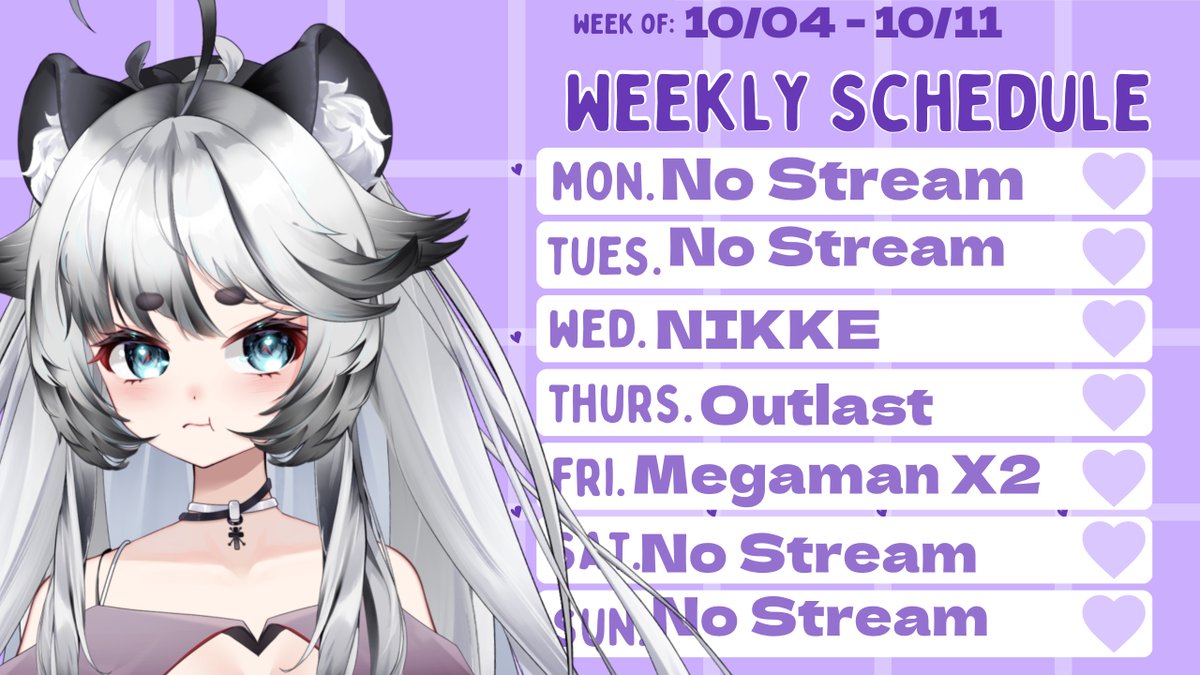 lucina_celeste's tweet photo. 10/04 - 10/11
Not too many streams this week but I wanted to add at least one horror game! I will have a heart rate monitor on stream
live:#lucilive
clip:#luciclip
fanart:#lucinyah https://t.co/v2NRFB1eyU