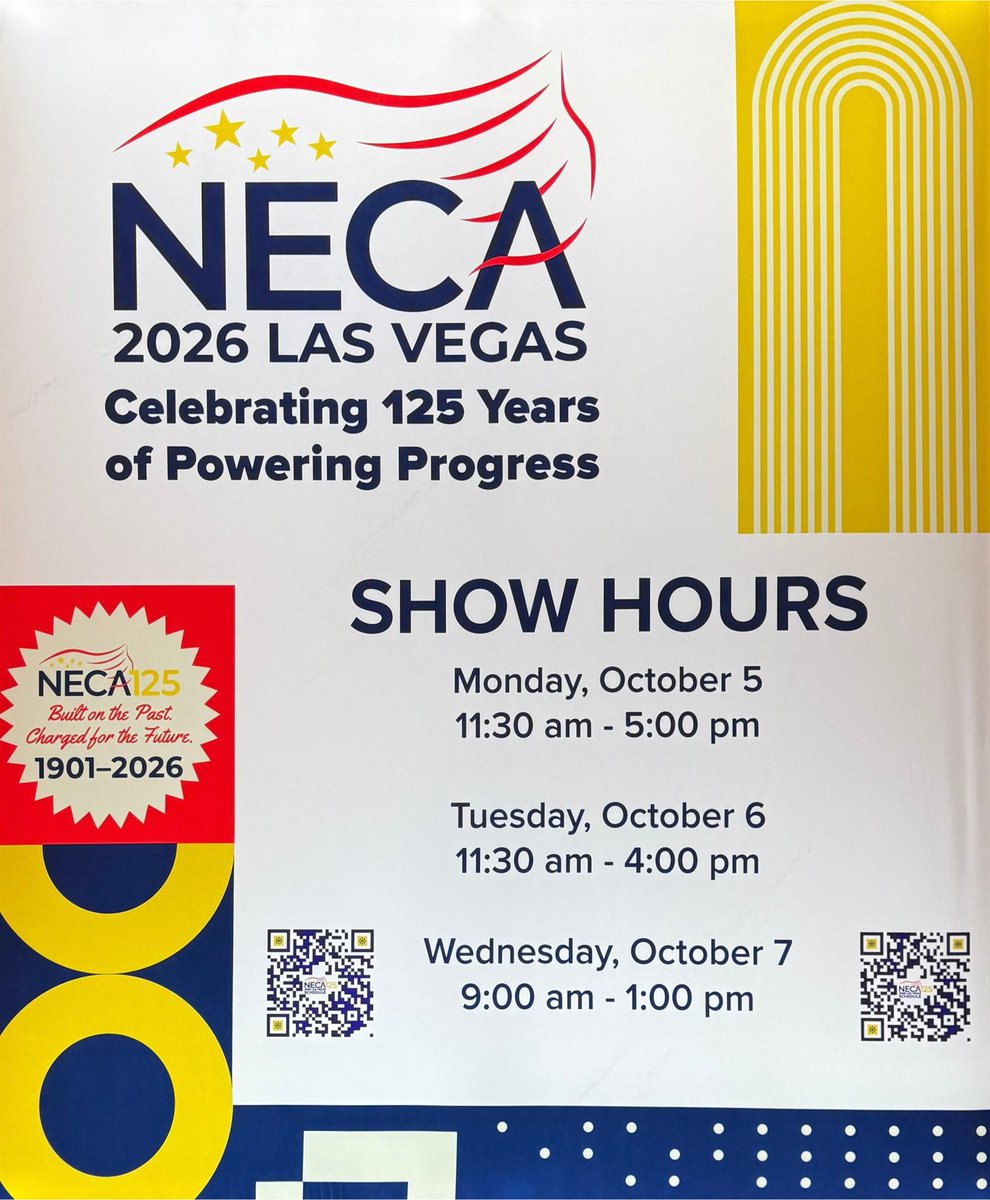 AugmentaAI's tweet photo. We’re live at @NECAnet in Vegas, and Day 1 is underway!

Find Augmenta at Booth #5103 for live ACP 2.0 demos and conversations on raceway routing, coordination, and VDC capacity.

See ACP 2.0 in the Showstopper Showcase, then sign up to try it for a chance to win a Yeti cooler! https://t.co/Zsz4lVux17