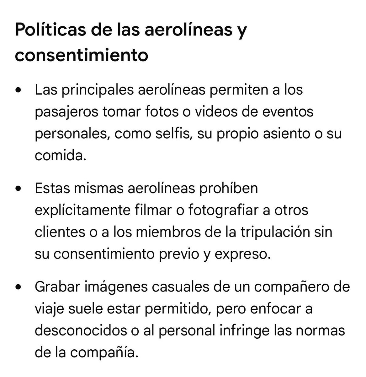 Monstera2023Al's tweet photo. @darango_htx Independiente de la silla. El avión es un lugar privado y uno no puede filmar a alguien sin su consentimiento, le pidieron que dejara de grabar y no hizo caso. Lo sacaron por ignorar las reglas https://t.co/YNLx6dMlVk