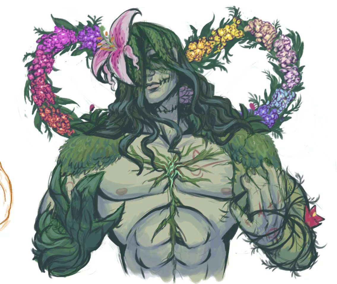 RedSugarHearts's tweet photo. Garden Victor, drawn on this week's themed Deadlock Big Bang magma board. This time it's Flowers!  

#deadlock https://t.co/anZpuYShjb