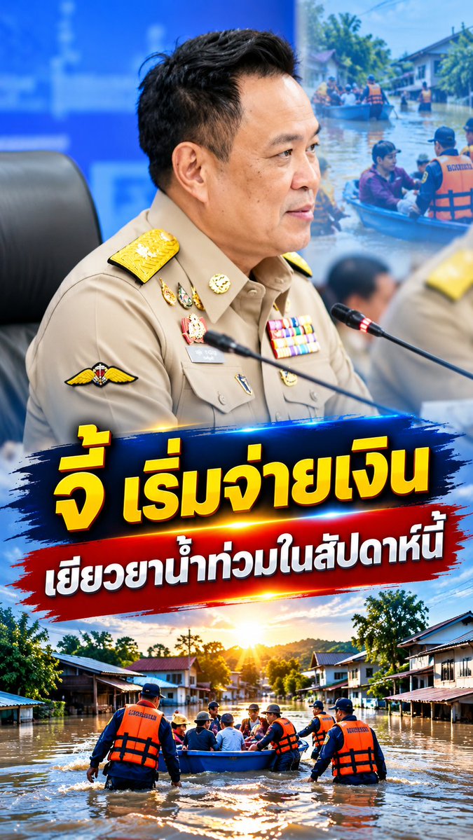 radiokolok's tweet photo. นายกฯ​ จี้​ เริ่มจ่ายเงินเยียวยาน้ำท่วมในสัปดาห์นี้​  ด้าน"นิรัตน์"​ เผย​ ปภ.โอนงบทั้งก้อน​ 4.7 พันล้านให้ออมสินแล้ว​ ที่ไหนเสร็จก่อนพร้อมโอนทันที​  หากไม่พอพร้อมของบฉุกเฉิน​ ปี 70 เพิ่ม https://t.co/fEKwlq3czv