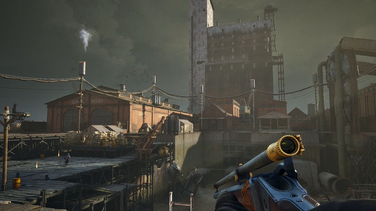 LambdaGen's tweet photo. Guns Of Eschaton, a game that was envisioned by the late Half-Life 2 and Dishonored art director Viktor Antonov, has released their demo!

Go try the demo! The game is set to release sometime this year. https://t.co/UkeDHVGwuQ